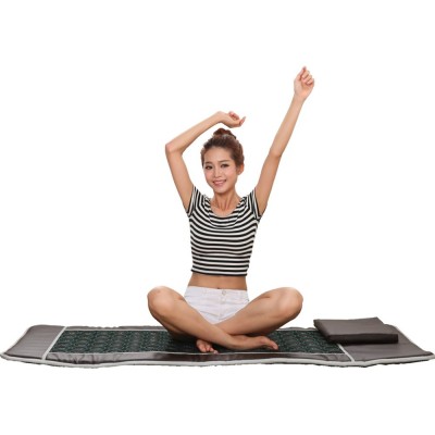 best far infrared heating tourmaline yoga blanket FIR sauna detox  pad