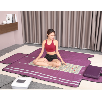 3 zone sauna blanket with far infrared ray lights for body slimming